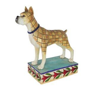 Jim Shore Heartwood Creek Lady Boxer Dog Figurine Resin Collectible 2006